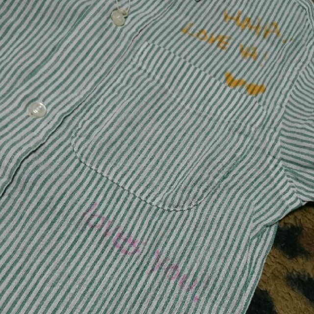 DENIM DUNGAREE(デニムダンガリー)のデニムダンガリー シャツ キッズ/ベビー/マタニティのキッズ服女の子用(90cm~)(Tシャツ/カットソー)の商品写真