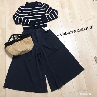 アーバンリサーチ(URBAN RESEARCH)の新品タグ付き アーバンリサーチ ストレッチタックガウチョ(カジュアルパンツ)