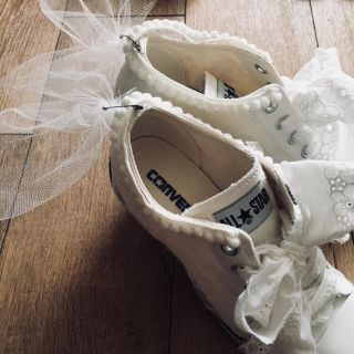 コンバース(CONVERSE)のコンバース ヒールスニーカー 結婚式 二次会 カスタマイズ(スニーカー)