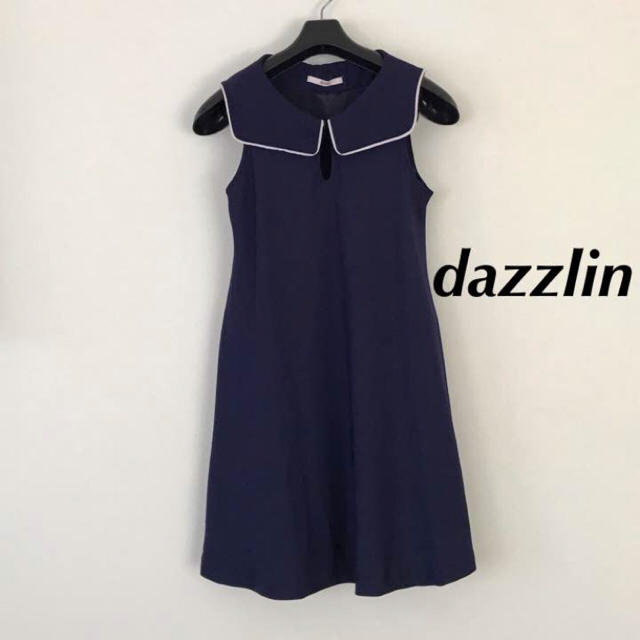 dazzlin - 美品♦︎dazzlin セーラーカラー ワンピース ネイビー dazzlin - 美品♦︎dazzlin セーラーカラー ワンピース ネイビー