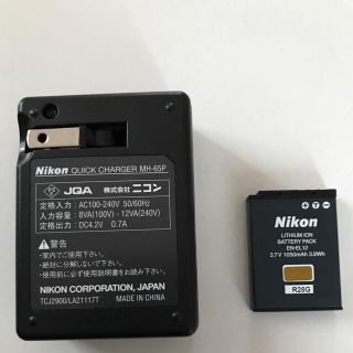 ニコン(Nikon)のチョコマル様専用Nikon coolpix用バッテリー充電器セット(コンパクトデジタルカメラ)