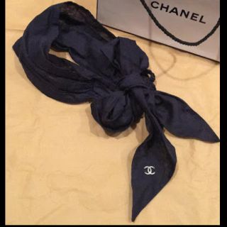 シャネル(CHANEL)のnya❤︎ 様 専用⭐️レア⭐️CHANEL スカーフターバン ヘッドアクセ(ヘアバンド)