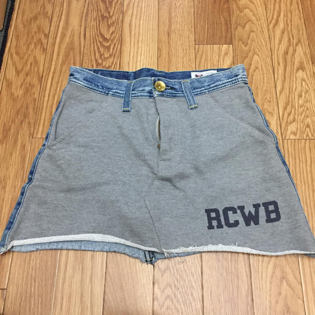 RODEO CROWNS(ロデオクラウンズ)のRCWB スウェットデニムスカート レディースのスカート(ミニスカート)の商品写真