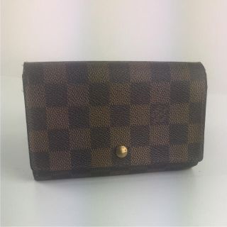 ルイヴィトン(LOUIS VUITTON)の確実正規品LOUIS VUITTONダミエL字ファスナー財布(財布)