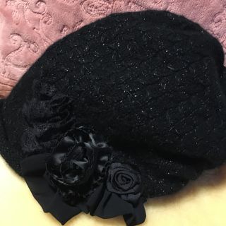 アナスイ(ANNA SUI)の【美品】ANNA SUIニット帽(ニット帽/ビーニー)