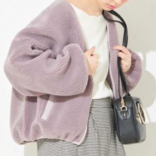 ナチュラルクチュール(natural couture)のnatural couture  / ボアコート / ラベンダー(ブルゾン)