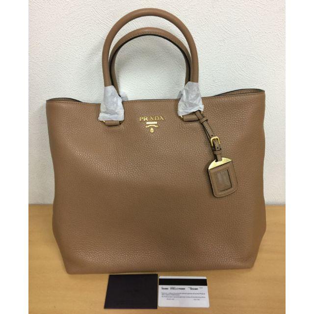 PRADA(プラダ)のPRADA 2way レザートートバッグ 1BG865　SESAMO レディースのバッグ(トートバッグ)の商品写真