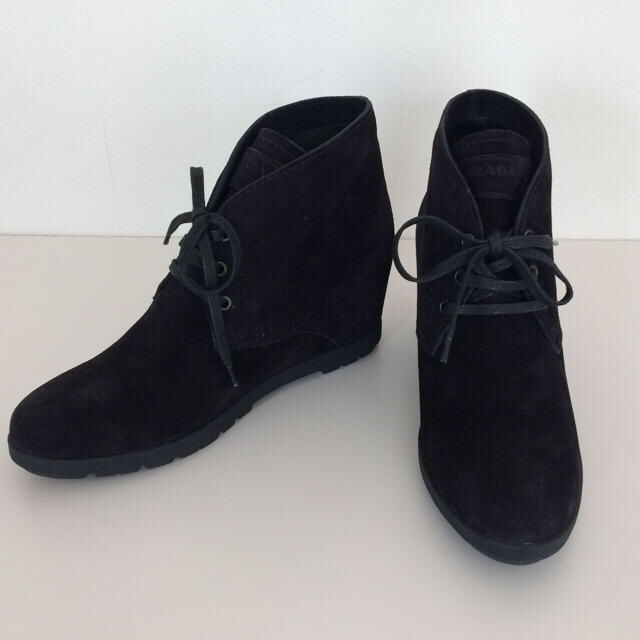 お値下げ】PRADA スエード ブーティ probata.com.ar