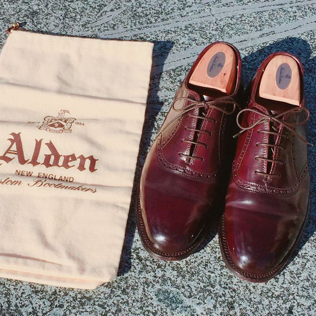 Alden(オールデン)の美品❗️《ALDEN》袋付き コードバン994  7C/E メンズの靴/シューズ(ドレス/ビジネス)の商品写真