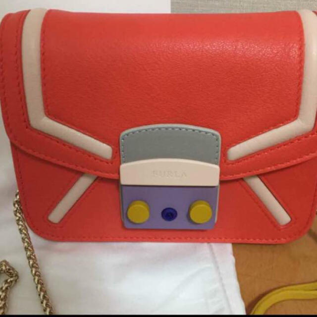 レア♡新品♡FURLA♡メトロポリス♡オレンジ