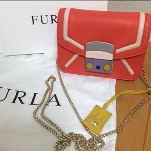 レア♡新品♡FURLA♡メトロポリス♡オレンジ