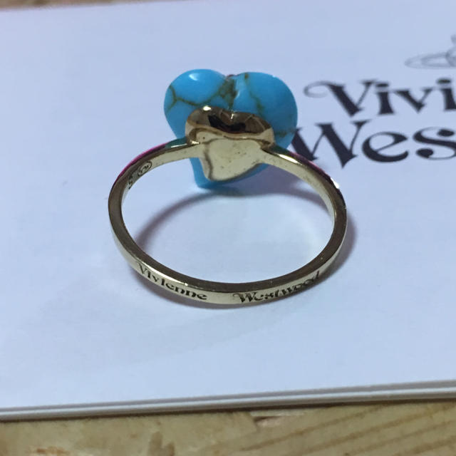Vivienne Westwood(ヴィヴィアンウエストウッド)のヴィヴィアンウェストウッド リング 指輪 オーブ ターコイズ ライトブルー 水色 レディースのアクセサリー(リング(指輪))の商品写真
