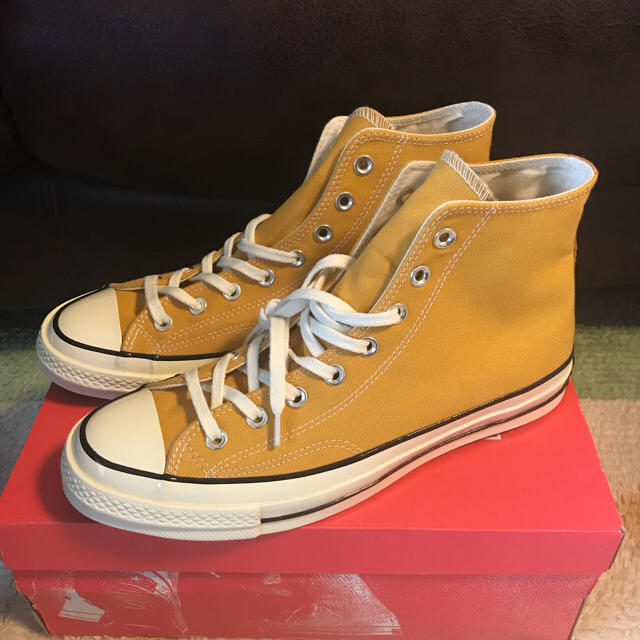 値下げ【新品 27.5cm】converse ct70 ハイカット サンフラワー