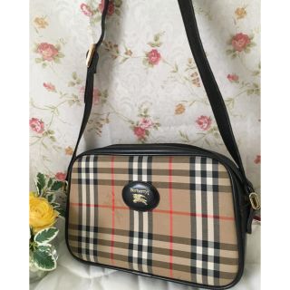 BURBERRY ❤️ノバチェック柄オールドバーバリーショルダーバッグ