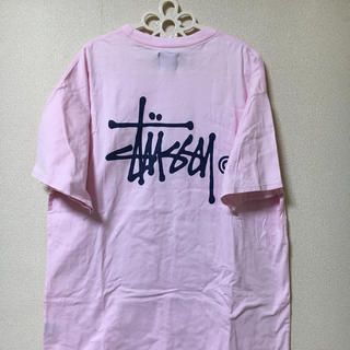 ステューシー(STUSSY)のstussy ピンクTシャツ(Tシャツ(半袖/袖なし))