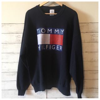 トミーヒルフィガー(TOMMY HILFIGER)の大きいサイズ トミーヒルフィガー スウェット トレーナー ロゴトレーナー 三代目(スウェット)