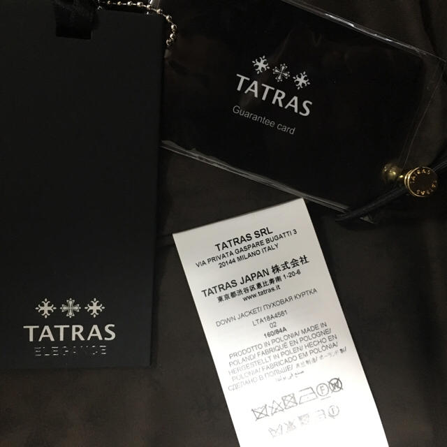TATRAS CIMA タトラス レディース ダウン 02 TATRAS CIMA タトラス レディース ダウン 02