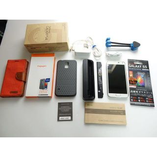 サムスン(SAMSUNG)のgalaxy s5 sc-04f+おまけ多い(スマートフォン本体)