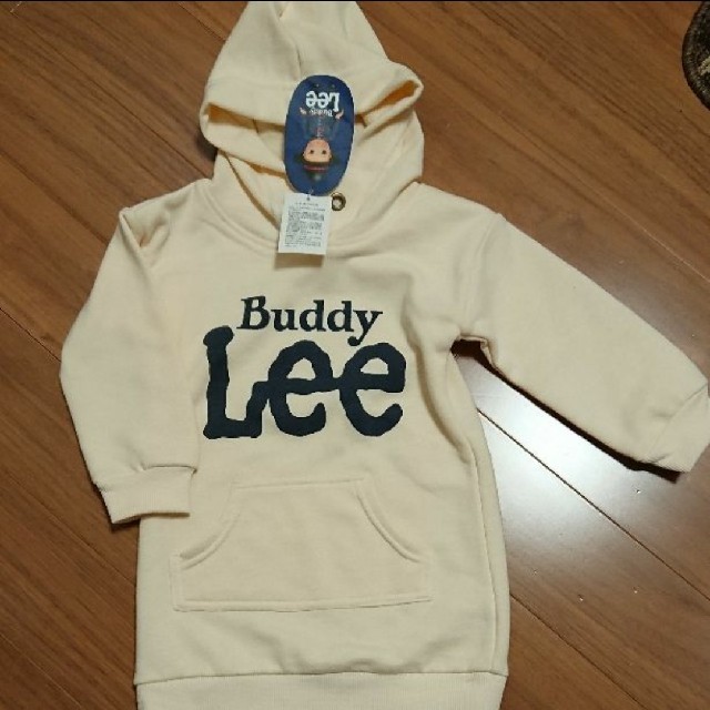 Buddy Lee(バディーリー)の新品未使用★buddy lee 90 トレーナー ワンピース キッズ/ベビー/マタニティのキッズ服女の子用(90cm~)(ワンピース)の商品写真