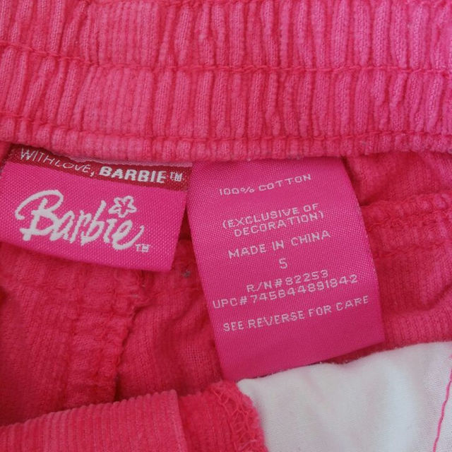 Barbie(バービー)のバービー120コーデュロイパンツ キッズ/ベビー/マタニティのキッズ服女の子用(90cm~)(パンツ/スパッツ)の商品写真