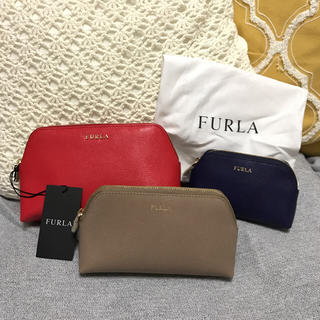 フルラ(Furla)の(*^^*)様☆新品＊フルラポーチ3点セット(ポーチ)