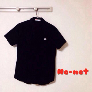 ネネット(Ne-net)のNe-net 黒シャツ(シャツ/ブラウス(半袖/袖なし))