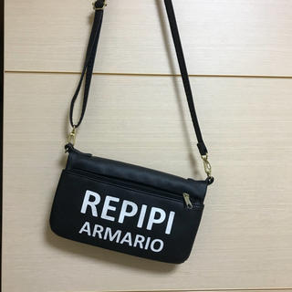 レピピアルマリオ(repipi armario)のREPIPI armarioショルダーバッグ 黒(ショルダーバッグ)