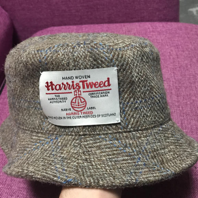 Harris Tweed - ハリスツィード バケットハットの通販 by ヘンテコ古着｜ハリスツイードならラクマ