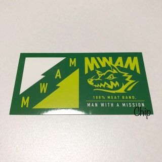 マンウィズアミッション(MAN WITH A MISSION)のMAN WITH A MISSION ステッカー グリーン(ミュージシャン)