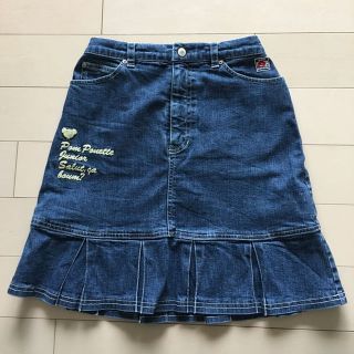 ポンポネット(pom ponette)の♪ポンポネット♪デニムスカート Lサイズ 160cm♪(スカート)