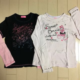 メゾピアノ(mezzo piano)の♪メゾピアノ♪Tシャツ 2枚♪Lサイズ 160cm♪(その他)