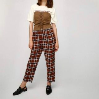 マウジー(moussy)のMOUSSYチェックパンツ(カジュアルパンツ)