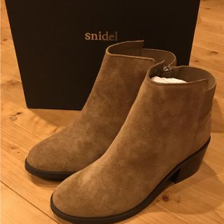 スナイデル(SNIDEL)のスナイデル 牛革 ショートブーツ(ブーツ)