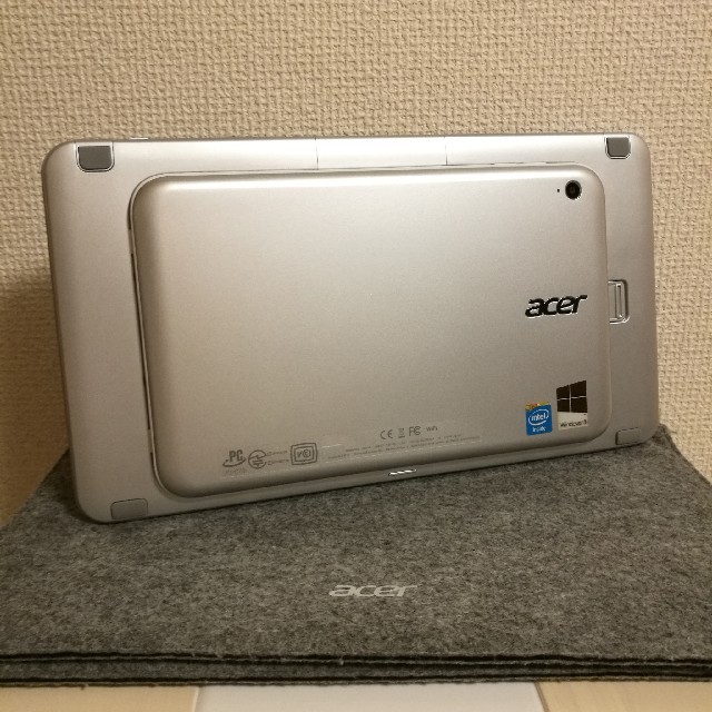 Acer(エイサー)のAcer ICONIA W3-810 BTキーボード付き Office有 スマホ/家電/カメラのPC/タブレット(タブレット)の商品写真