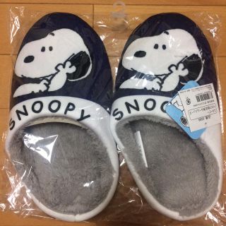 スヌーピー(SNOOPY)のベロア低反発ルームシューズ(スリッパ/ルームシューズ)