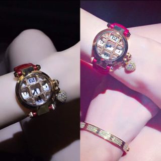 カルティエ(Cartier)の本物♡Cartier♡ベビーチャーム♡イエローゴールド♡ダイヤ♡ラブブレス♡(ネックレス)