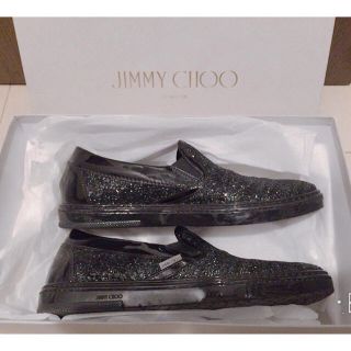 ジミーチュウ(JIMMY CHOO)のジミーチュウ グリッタースリッポン(スリッポン/モカシン)