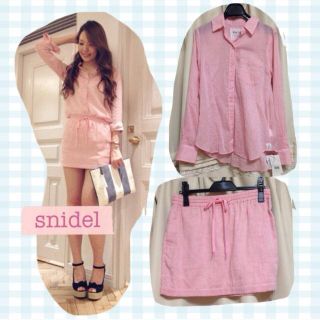 スナイデル(SNIDEL)のsnidel♡セットアップ(シャツ/ブラウス(長袖/七分))