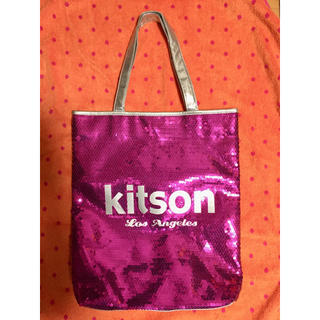 キットソン(KITSON)のkitson キットソン スパンコール トートバッグ(トートバッグ)