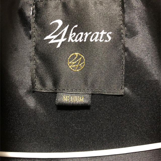 24karats(トゥエンティーフォーカラッツ)の24karats  MA-1 ジャケット  ヒョウ柄×ブラック  Mサイズ メンズのジャケット/アウター(ナイロンジャケット)の商品写真