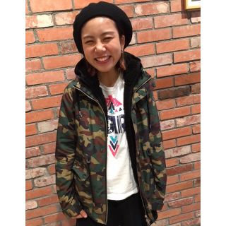 エックスガール(X-girl)のぱちこ様専用☆X-girl 3WAY MOUNTAIN PARKA CAMO(ナイロンジャケット)