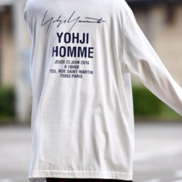 【貴重】Yohji Yamamoto 17SS スタッフロンＴ | フリマアプリ ラクマ