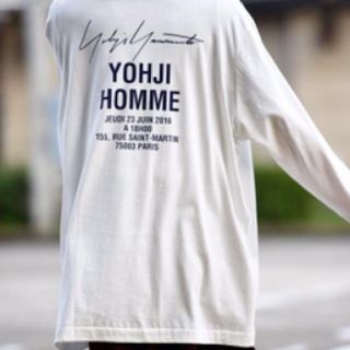 ヨウジヤマモト(Yohji Yamamoto)の【貴重】Yohji Yamamoto 17SS スタッフロンＴ(シャツ)