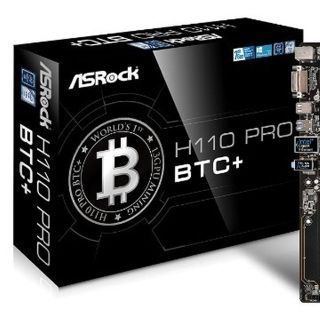 マイニング用マザーボード　ASRock H110 Pro BTC+　ビットコイン(PC周辺機器)