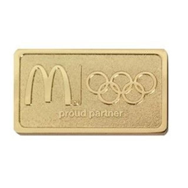 マクドナルド(マクドナルド)のJJ09225640 様 専用 ドナルド 新品ピンバッジ オリンピックゴールド エンタメ/ホビーのコレクション(ノベルティグッズ)の商品写真