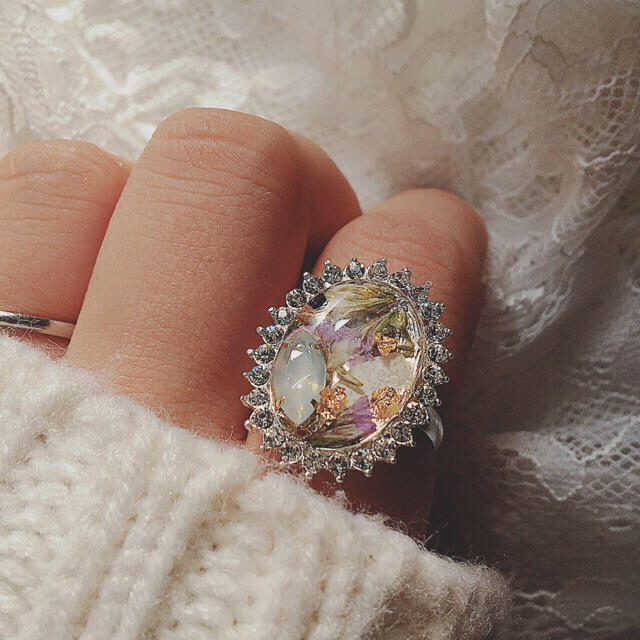 Lochie(ロキエ)のbijou ring ハンドメイドのアクセサリー(リング)の商品写真