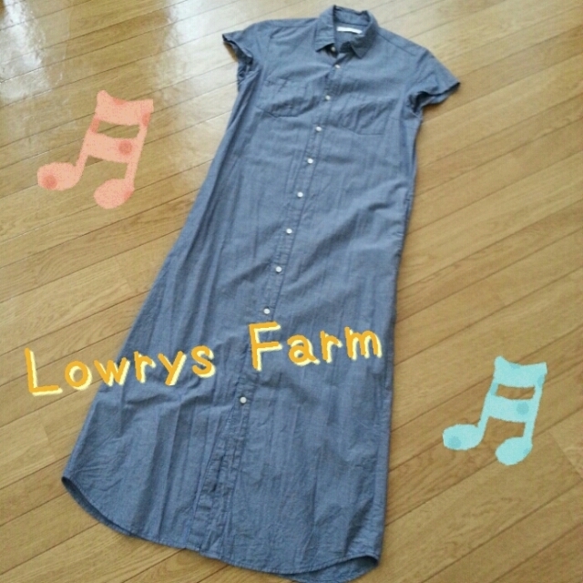 LOWRYS FARM(ローリーズファーム)のLowrys Farmマキシシャツワンピ レディースのワンピース(ロングワンピース/マキシワンピース)の商品写真