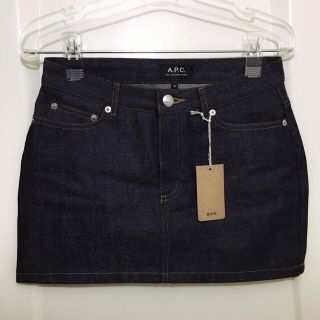 アーペーセー(A.P.C)のA.P.C 新品 デニムスカート ミニスカート(ミニスカート)