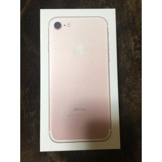 アイフォーン(iPhone)のiphone7 128 ローズゴールド SiMフリー 新品(その他)