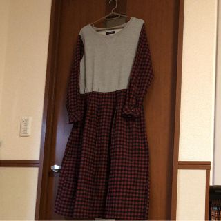 ダブルクローゼット(w closet)の♡切り替えワンピース♡(ロングワンピース/マキシワンピース)